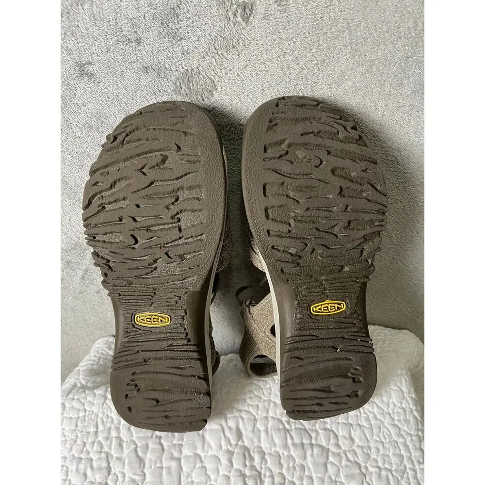 KEEN Rose Sandal Women's Size 10 Taupe Gray Hiking Water Closed Toe Outdoor